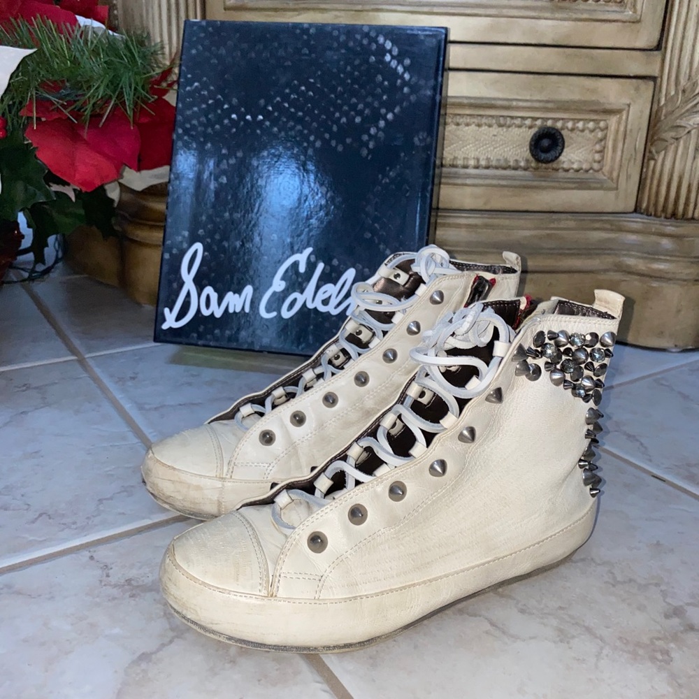 COPY - Sam Edelman studded leather sneakers